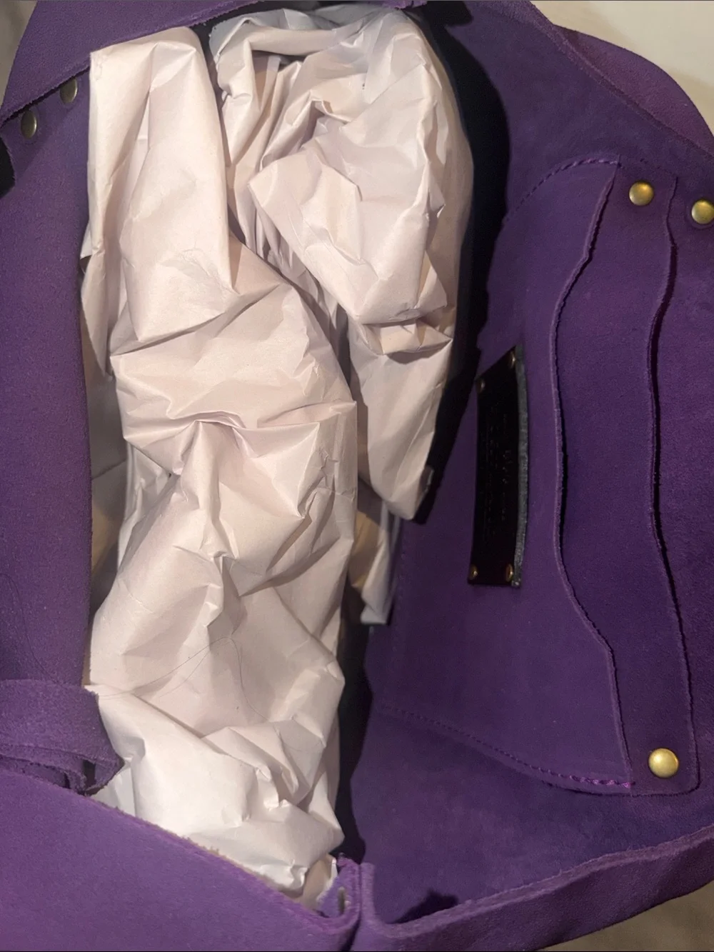 NWT Portland Leather Large Classic Tote in Imperial